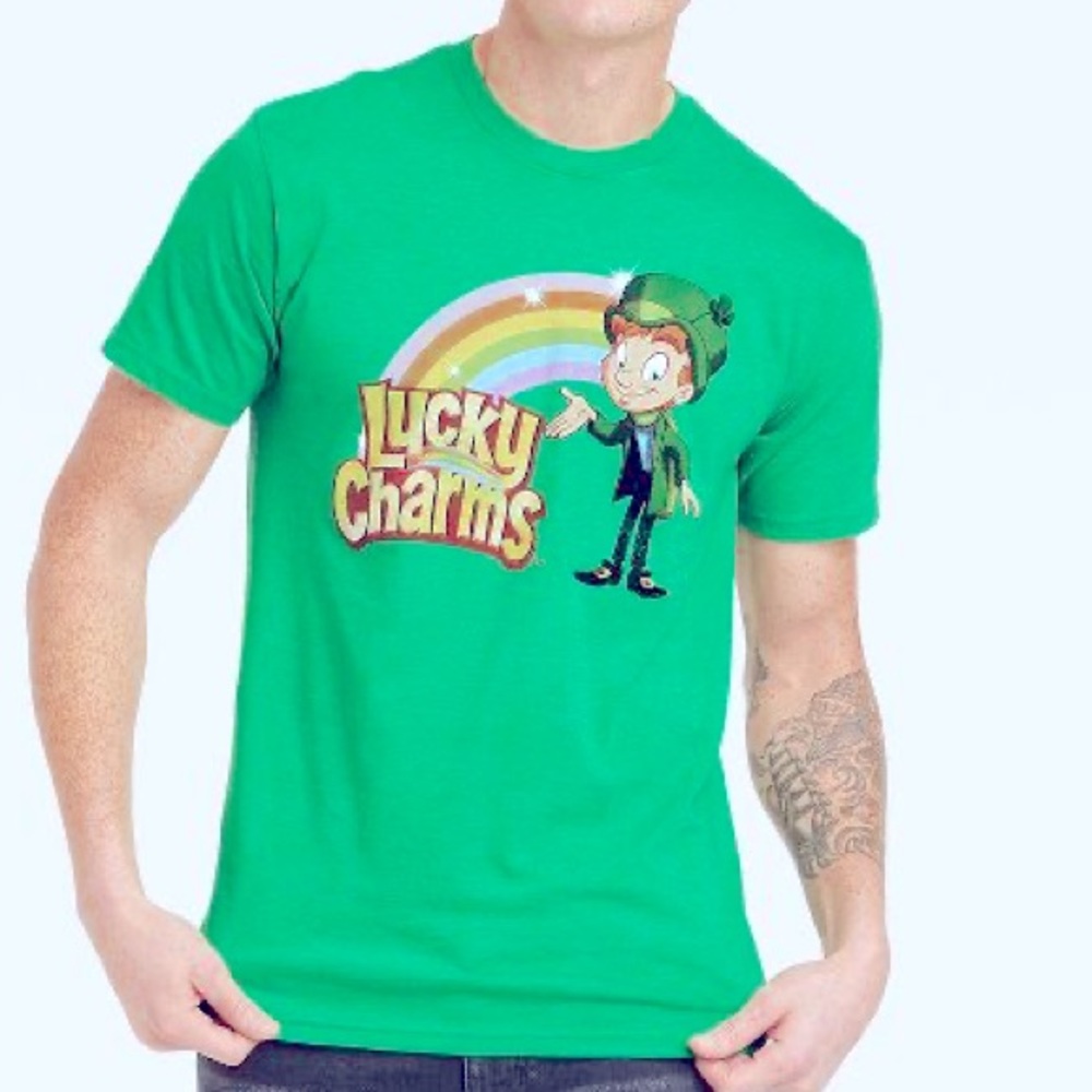 LUCKY CHARMS GRAPHIC TSHIRT PADDYS DAY